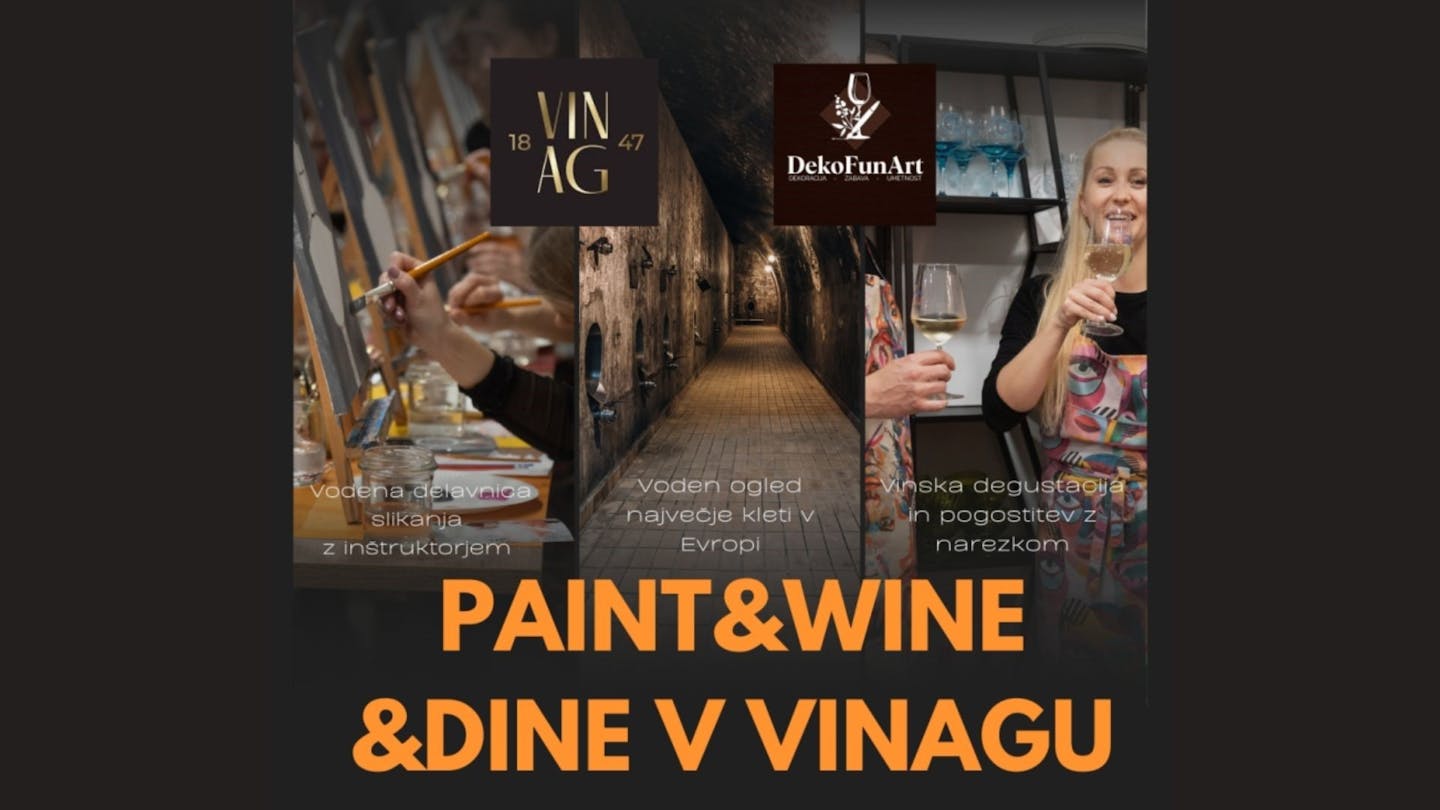 Paint & Wine & Dine v Vinagu